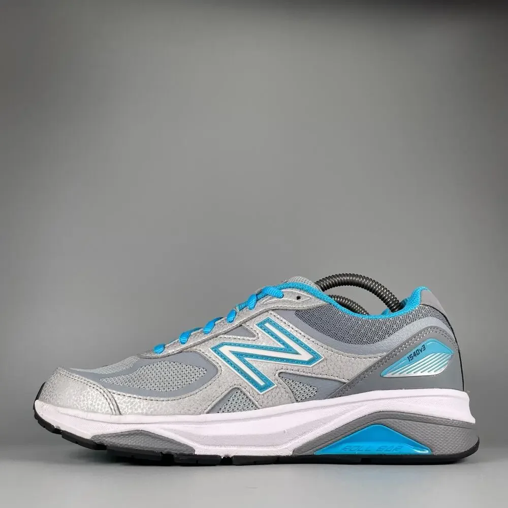 New Balance 1540 V3 Women's Size 10 B Silver Blue Athletic Shoe Casual Sneakers